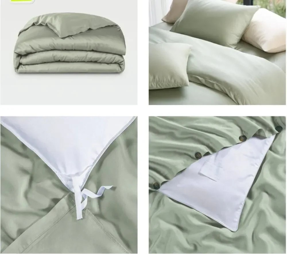 Sijo Airyweight Eucalyptus Duvet Cover - Full/Queen - Sage